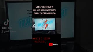Axen 24Hd Led Tv Dahi̇li̇ Uydu Alicili Tv Kullanici Deneyi̇m Vi̇deosu Çok Yakinda Yayinda