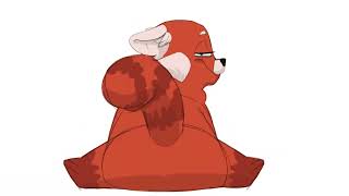 Twerking Reddish Orange Panda