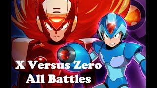 Mega Man X Legacy Collection - All X Vs Zero Battles