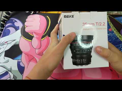 Trên Tay Lens Cine Meike 35mm T2.2 - Lens Chuyên Cho Quay Phim