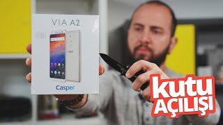 20 8 Mp Ön Kameralı Casper Via A2 Kutusundan Çıkıyor - Şaka Değil Gerçek