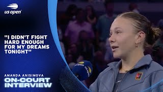 Amanda Anisimova On-Court Interview 2025 Us Open Final