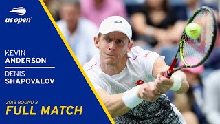Kevin Anderson vs Denis Shapovalov Full Match | 2018 US Open Round 3