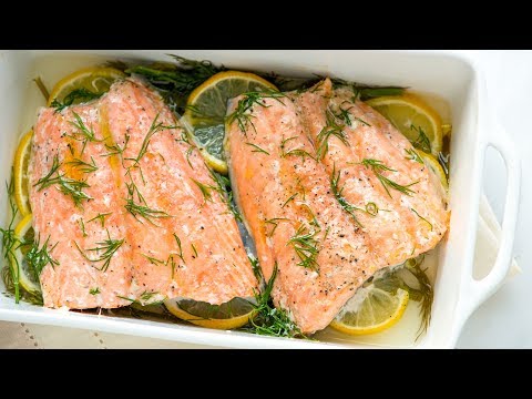 VIDEO : perfectly baked salmon recipe with lemon and dill - how to bake salmon - for the fullfor the fullbaked salmon recipewith ingredient amounts and instructions, please visit ourfor the fullfor the fullbaked salmon recipewith ingredie ...