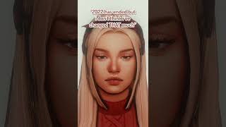 My Sim At The Start Of 2022 Vs The End The Sims 4