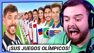 Ibai Reacciona y Charla con el Participante Español del Video de MrBeast y Sus Juegos Olímpicos