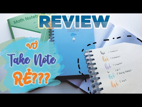 TAKE NOTES NÊN DÙNG VỞ NÀO??? 🤔 | study ~ Que