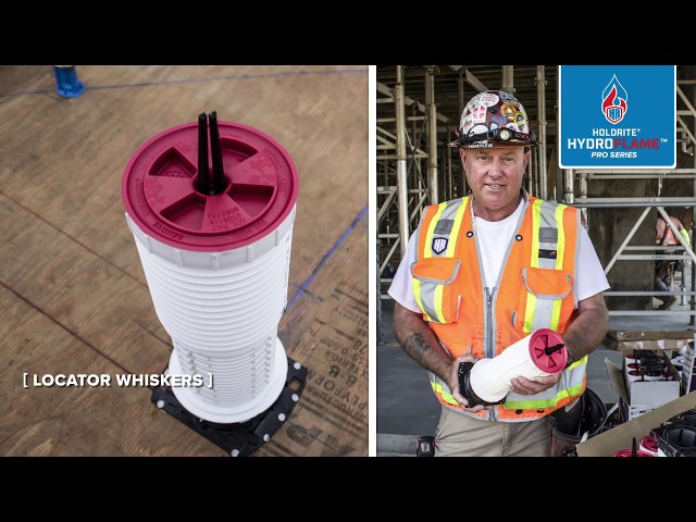Watch HoldRite HydroFlame Pro Firestop Demonstration on YouTube.