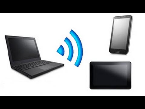 Как создать сеть из wifi-ноутбук и планшет