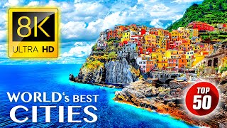 ТОП 50 • Самые красивые города мира 8K ULTRA HD