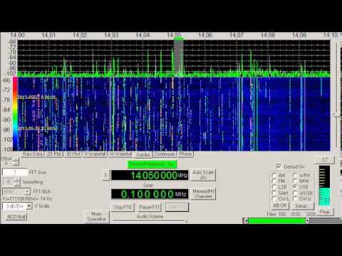 Ham Radio, CQ World Wide CW contest end, 20 meters, 27 May, 2013, 2359 UTC