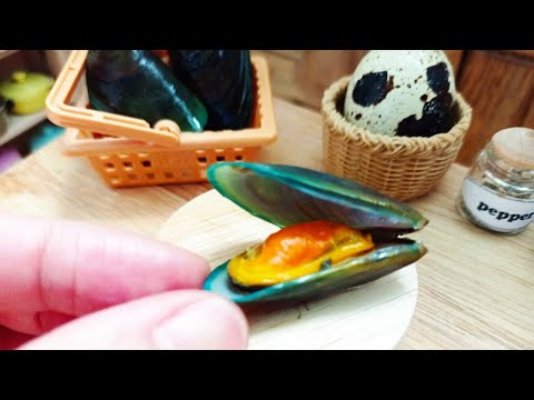So Tasty Mussels Omelette Recipe | Mini Food By Fancy Miniature Cooking