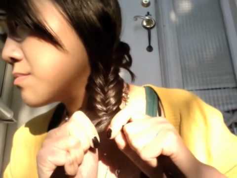 fishtail braid tutorial. I know fishtail braids seem