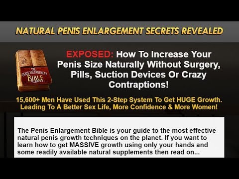 Natural penis enlargement