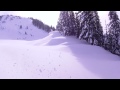 2012 ski doo summit X close call with cliff fall