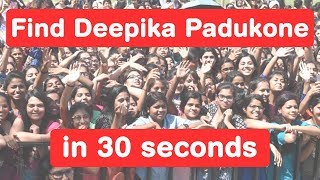 Find Deepika Padukone In 30 Seconds - Padmavati Challenge