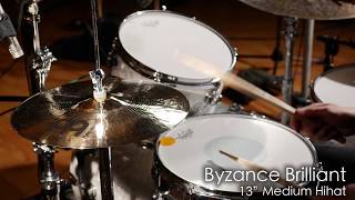 Meinl Cymbals B13MH-B Byzance 13" Brilliant Medium Hihat