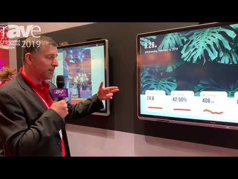 ISE 2019: Sharp Demos Its WCD Windows Collaboration Display Solutions