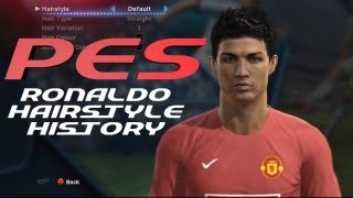 Pes History Of Cristiano Ronaldo Hairstyles 2005-2013