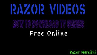 Download Tv Series Online for Free Online