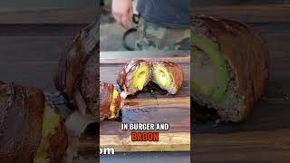 Bacon Wrapped Avocado Bomb. A Backyard Bbq Must Do