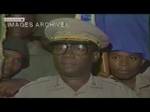 Président Général Prosper Avril. Arrestation d'Evans Paul.