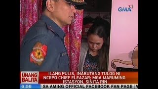 Ub Ilang Pulis, Inabutang Tulog Ni Ncrpo Chief Eleazar Sa Kaniyang Surprise Inspection