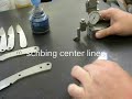 Nick Wheeler making a stock removal blade blank
