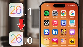 How To Downgrade Ios 26.1 To Ios 26.0