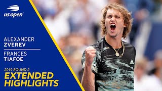 Alexander Zverev vs Frances Tiafoe Extended Highlights | 2019 US Open Tiafoe Round 2