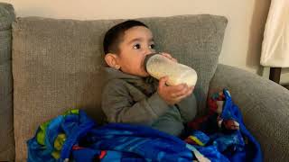 Evian Drinking Formula Milk Mukbangwatching Toy Story