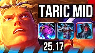 Taric Vs Ahri Mid 3425 Kr Master 25.17