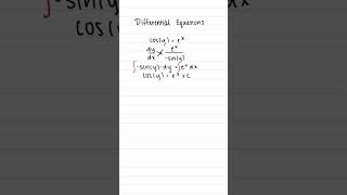 First Order Differential Equations