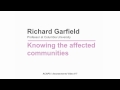 Knowing the affected communities