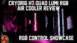Test Du Refroidisseur Dair Cryorig H7 Quad Lumi Rgb