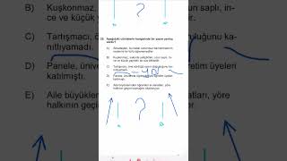 Çıkmış Soru . Yazım Yanlışı . Gereksiz Daraltmalara Dikkat
