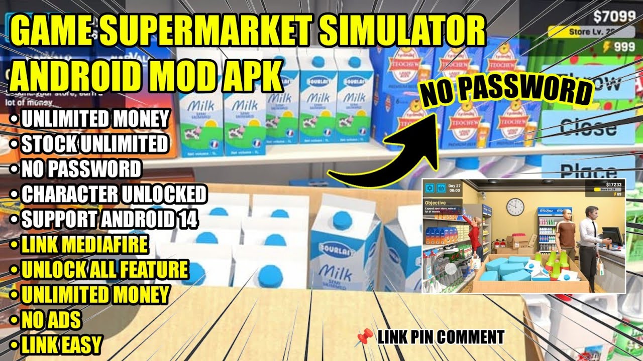 Game Supermarket Simulator Android Mod Apk | Mirip Pc Game Supermarket Simulator Android Mod Apk | Mirip Pc