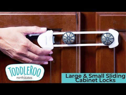 Toddleroo by North States Sliding Cabinet Locks Toddleroo by North States Sliding Cabinet Locks