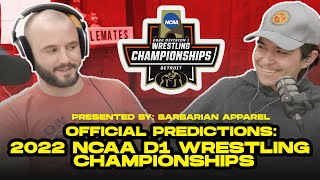 Official StaleMates 2022 NCAA Wrestling Championships Prediction Show! Fantasy Fight League and more
