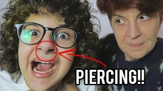 MI SONO FATTA UN PIERCING!! PRANK A MIA MAMMA *arrabbiata*