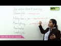 Idioms, Slangs and Vocabulary related to Job - English Lesson ( ESL)