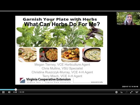 Virginia Virtual Farm to Table: Herbs