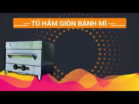 Tủ hâm giòn bánh mì làm nóng vỏ bánh mì chỉ trong 10 giây mà không làm khô ruột bánh.
