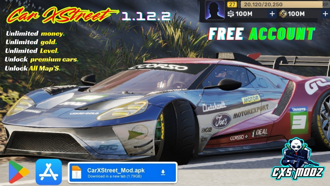 CARX STREET HACK/MOD APK (1.12.2) GET UNLIMITED MONEY & CARX STREET HACK/MOD APK (1.12.2) GET UNLIMITED MONEY &