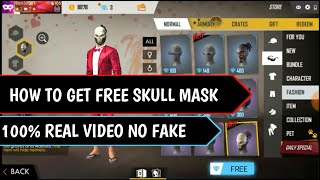 How To Get Free Skull Mask In Garena Free Fire How To Get Free Guns Skins In Free Fire 100%Real