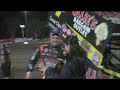 World of Outlaws STP Sprint Car Series Victory Lane at Kings Speedway