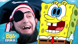 Bob Esponja Todas As Cenas De Patchy, O Pirata Compilação De 60 Minutos Português