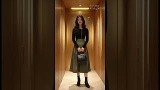 퇴근길 데일리룩, 하루의 피로 대신 남은 단정함