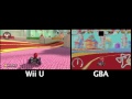 Mario Kart 8: Ribbon Road (Wii U VS. GBA)