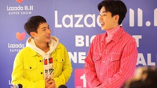 201111 #ออฟกัน ให้สัมภาษณ์สื่องาน #Lazada1111Th